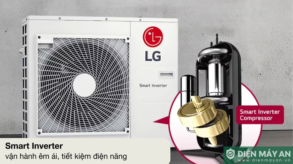 Điều hòa âm trần cassette LG Inverter 48000 BTU ZTNQ48GYLA0